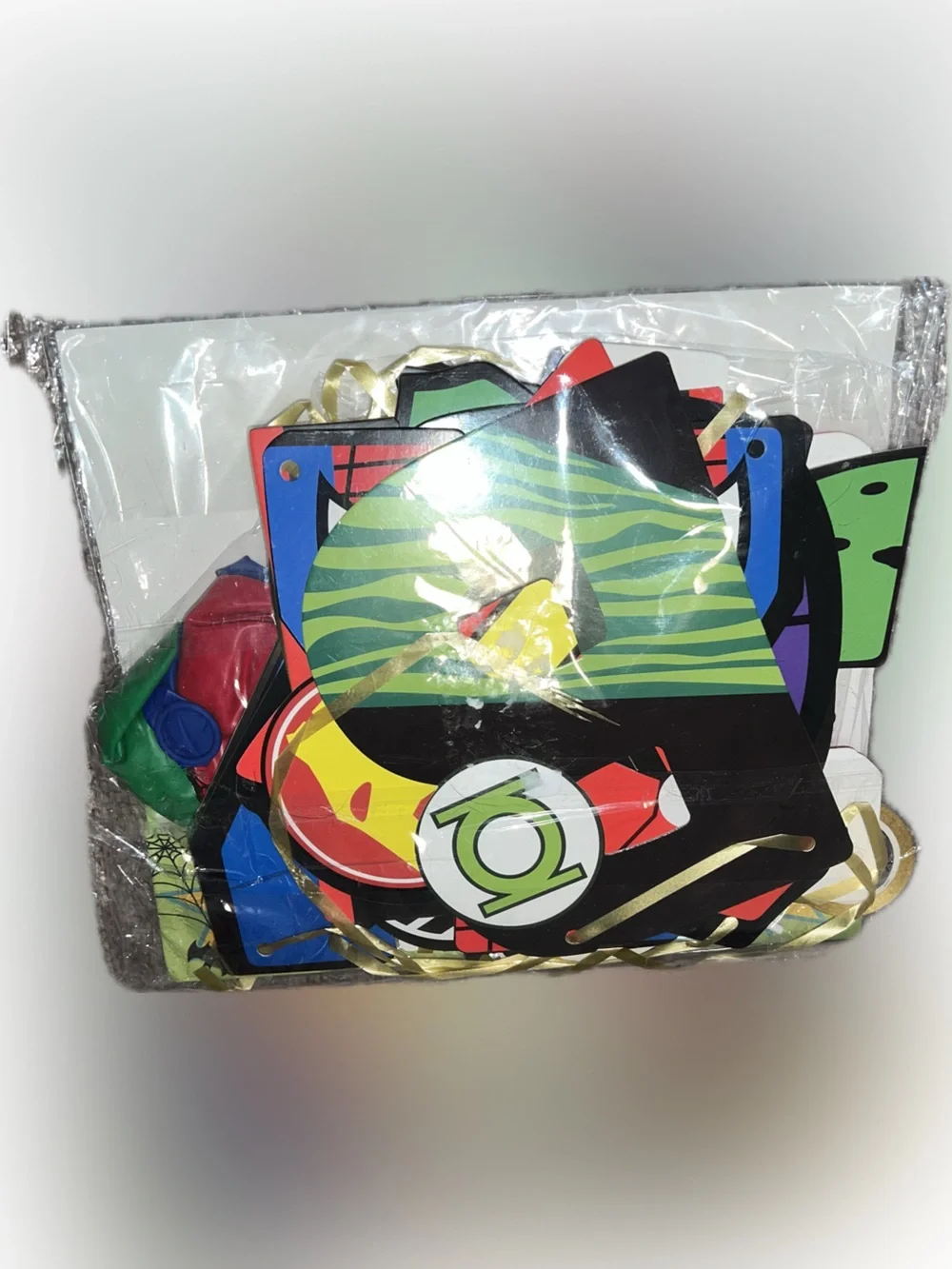 🔴New Spidey & His Friends Birthday Banner Ribbon, Balloons, Cupcake Toppers